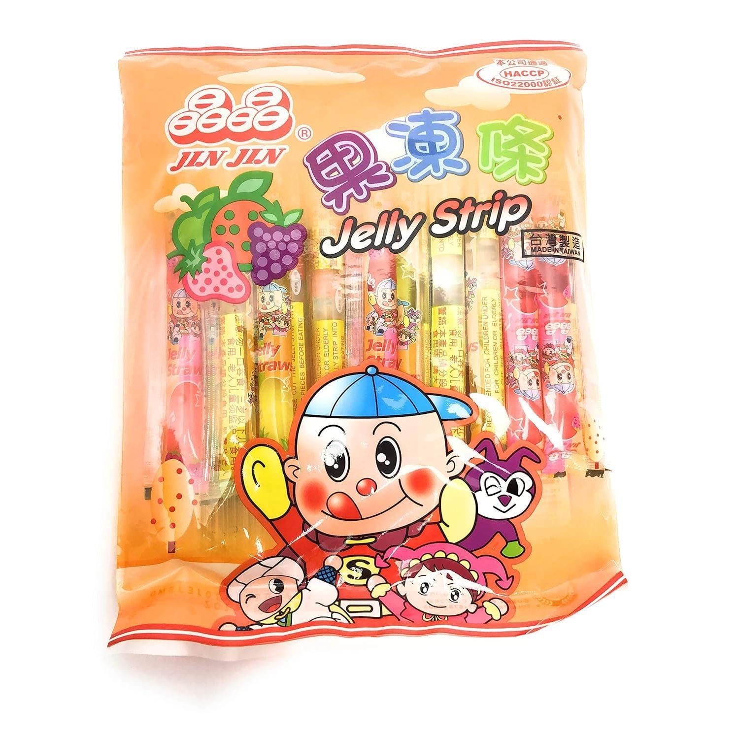 Jin_Jin_-_Jelly_Strip_(Jelly_Filled_Straws_in_Assorted_Flavors)_-_Net_Wt._14.1_Oz._Strawberry_Snack_Apple_Dessert_Pineapple_Grape
