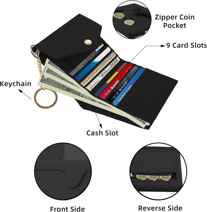 Gostwo_Womens_Wallet_RFID_Blocking_Small_Wallets_Woman_Credit_Card_Holder_Trifold_Ladies_Wallets_with_Coins_Zipper_Pocket_wallet_for