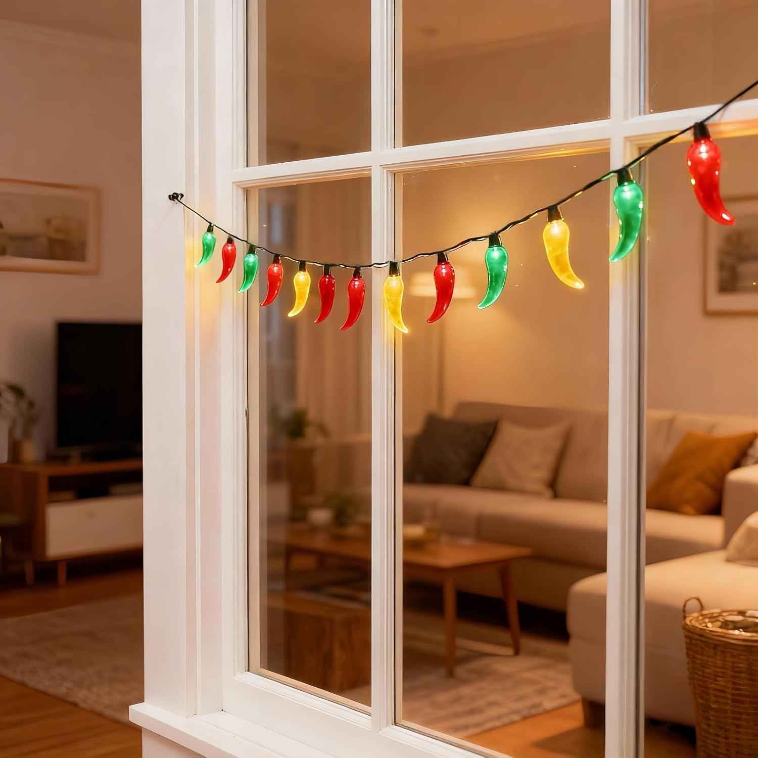 Chili Lights Co. Child Safe Chili Pepper String Lights – Nursery and Playroom Decor, Cool to Touch LED, No Flame