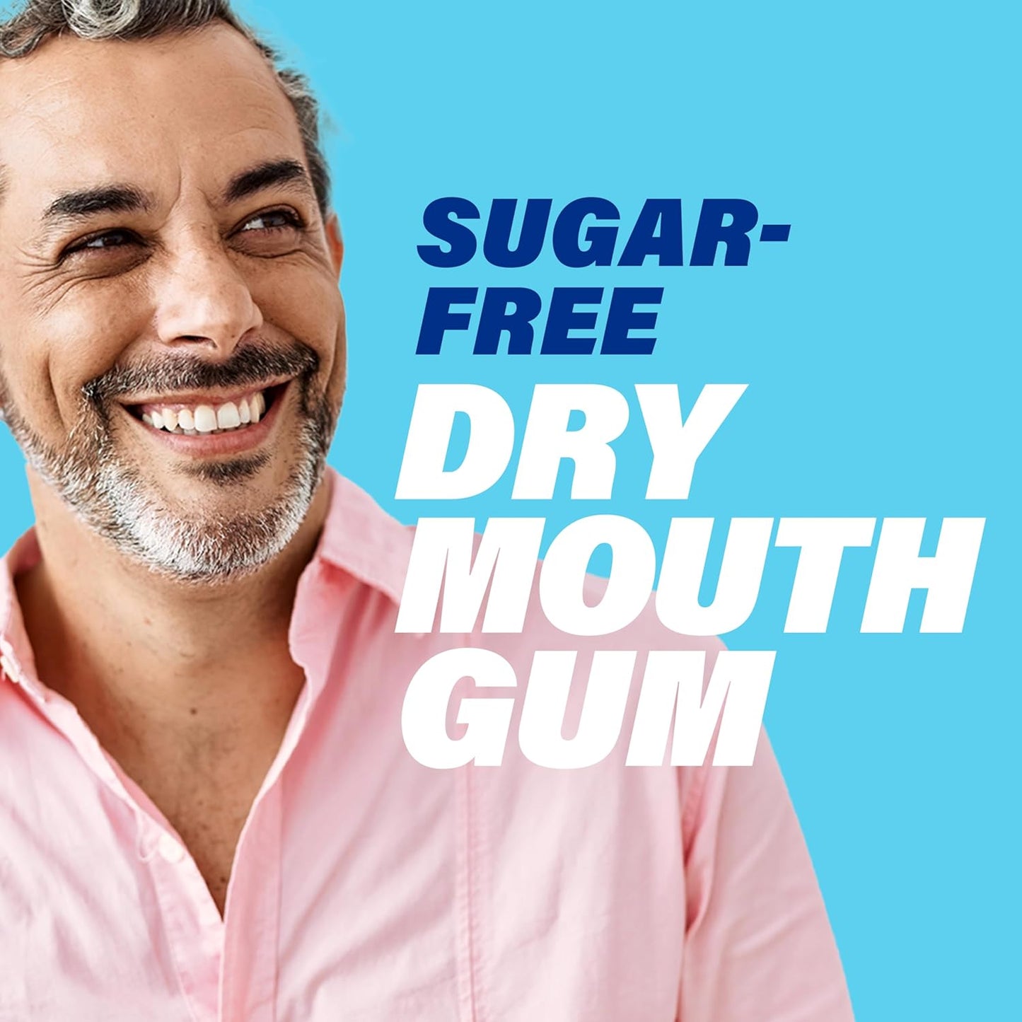 ACT Dry Mouth Gum – Focus Chew for Professionals and Frequent Speakers, Sugar Free 20 Count