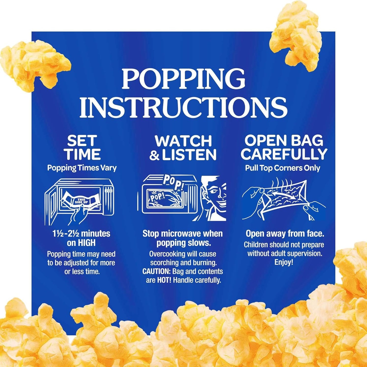 ACT II Butter Lovers Microwave Popcorn, 6 ct 2.75 oz Bags — Low-Distraction Study Lounge Snack for Remote Workers