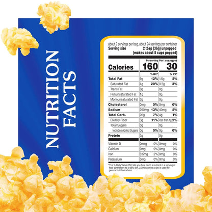 ACT II Xtreme Butter Microwave Popcorn, 33.01 oz Bulk Pack – Durable, Individually Sealed Snack for Road Trips, RV Travel, and Outdoor Get-Togethers