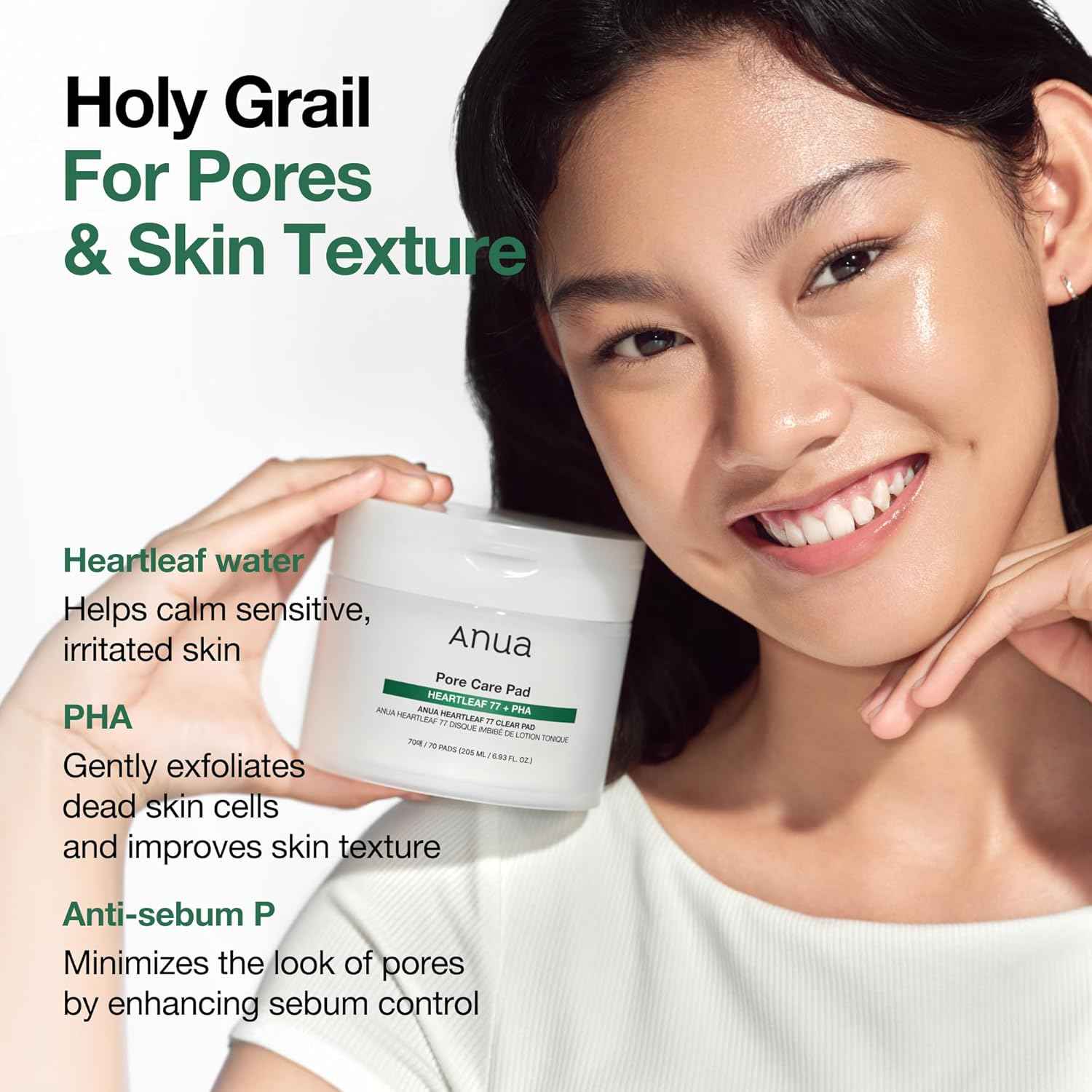 Anua PDRN 100 Hyaluronic Acid Toner Pads – Premium Korean Glass Skin Treatment for Elevated Beauty Vanity