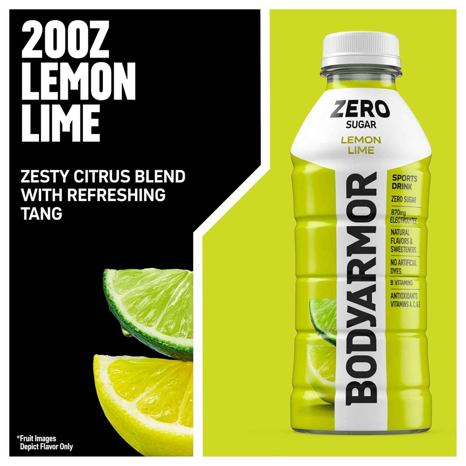 BODYARMOR ZERO Sugar Fruit Punch – Clean Electrolyte Drink for Self-Care Rituals and Stress-Free Hydration