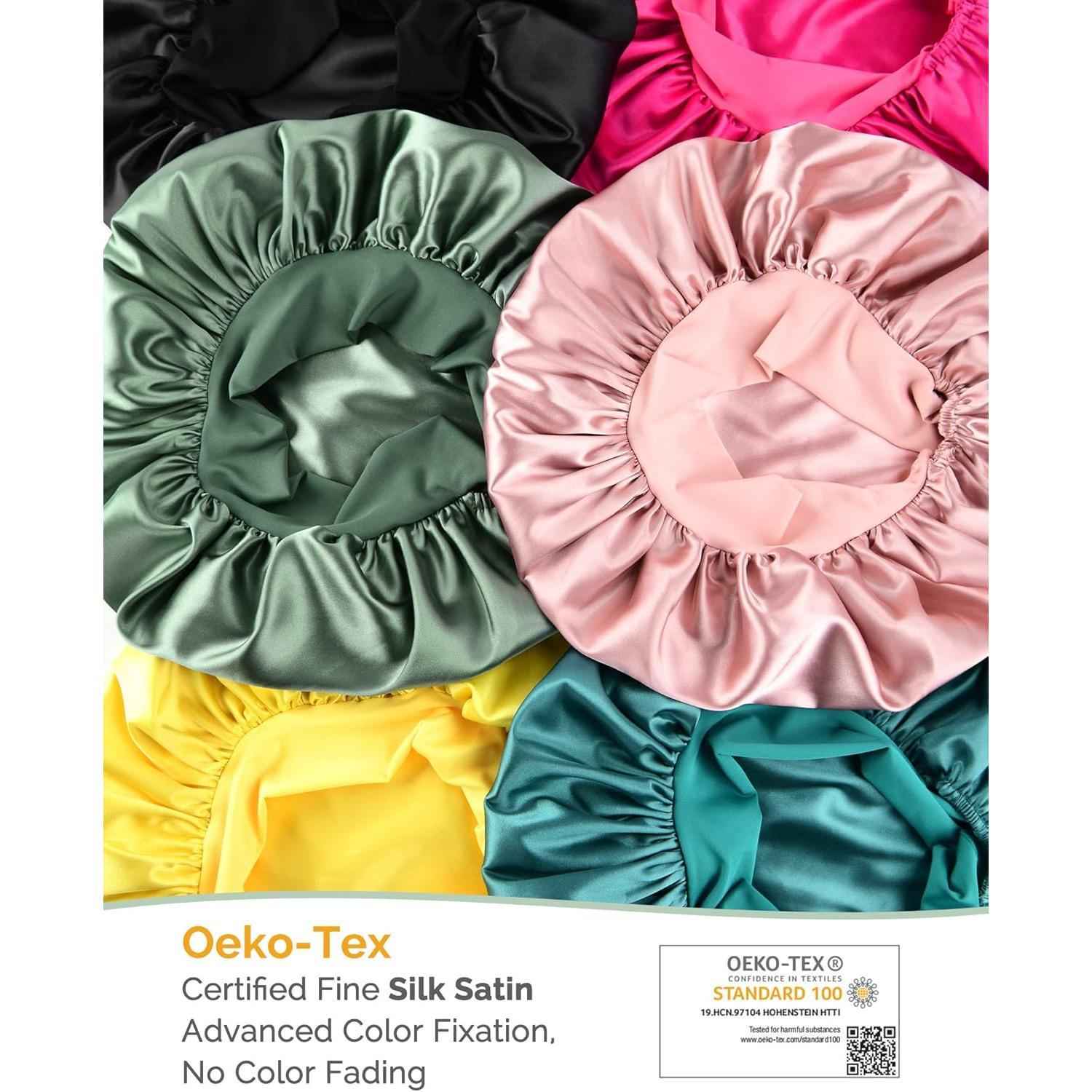 YANIBEST Neutral-Toned Satin Sleep Bonnet – Minimalist Hair Accessory for the Capsule Wardrobe and Less-Is-More Lifestyle