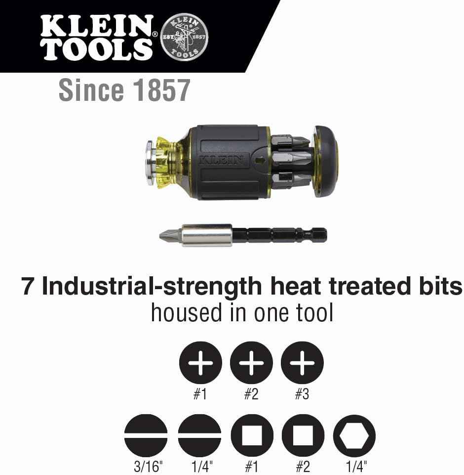 Klein Tools 32308 Stubby Screwdriver – Practical Gift for Electricians and DIY Homeowners