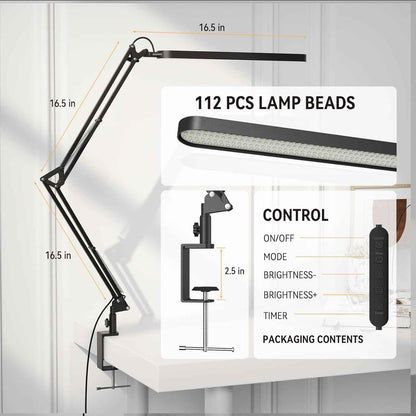 SKYLEO Desk Lamp – Modern Bedroom Accent Light, Swing Arm Design in Black, White, Green, Blue, and Red