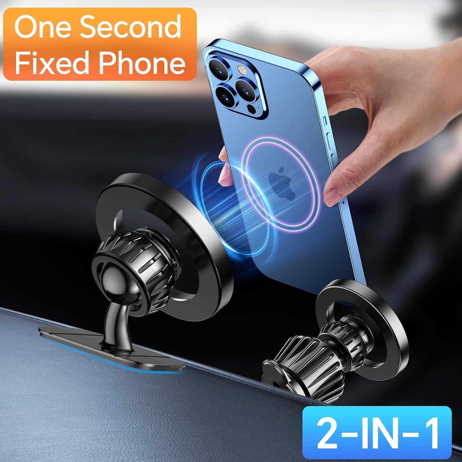For_Magsafe_Car_Mount【20_Strong_Magnets_】_Mount_Dash【360°_】Phone_Holders_for_Your_Car_Accessories_iPhone_15_14_13_12_Pro_Max_Plus_Max_Metal_Android