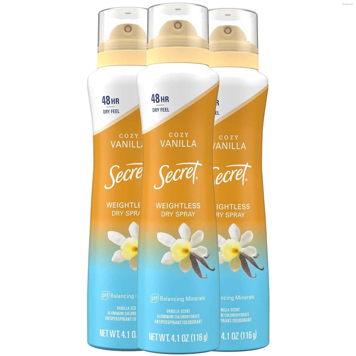 Secret Dry Spray Antiperspirant for Women – 48hr Sweat Protection for Patio Brunches, Camping Days, and Hiking Trails
