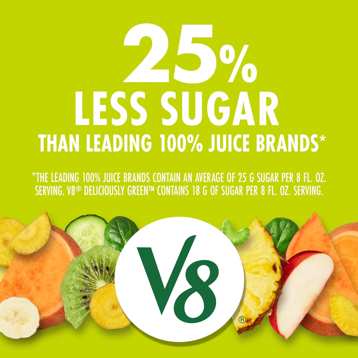 V8_Deliciously_Green_100%_Fruit_and_Vegetable_Juice,_8_fl_oz_Can_(6_Pack)_(Case_of_4)