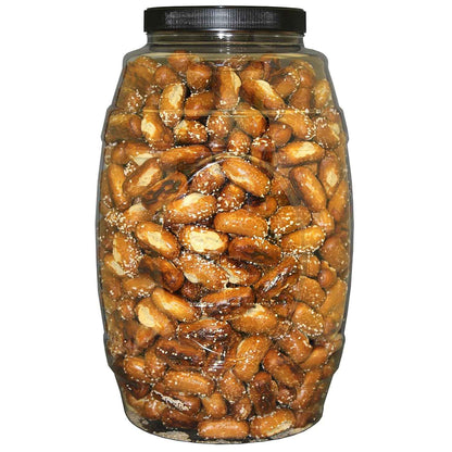 Utz Sourdough Pretzel Nuggets 52 oz Barrel – Guilt-Free Zero Cholesterol Late Night Snack with Peanut Butter Filling