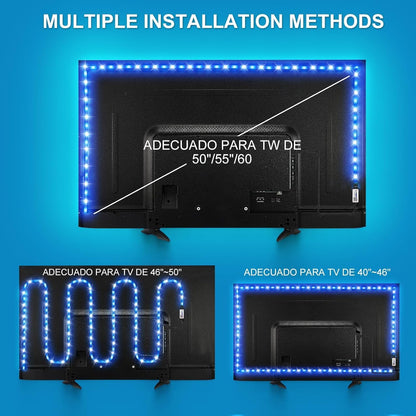 Ailitty AuroraStrip – Home Office Desk Backlight, Bias Lighting for Monitor to Reduce Eye Strain