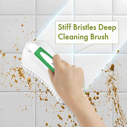 Amazer Scrub Brush 2-Pack – One Tool for Tub, Tile, Sink, and Carpet Clutter Reduction
