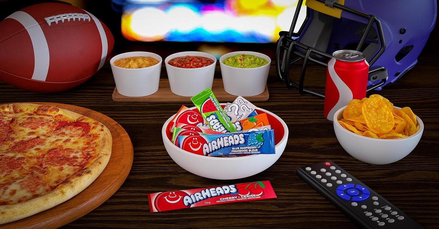 Airheads Sour Taffy Bars – Holiday Gift Basket Addition and Concession Stand Candy Bar Offering