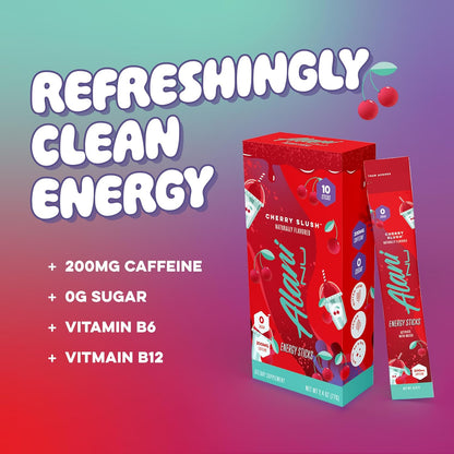 Alani Nu PINK SLUSH Energy Sticks – Portable Powdered Energy for Commute, Coworking, and Back-to-Back Meetings