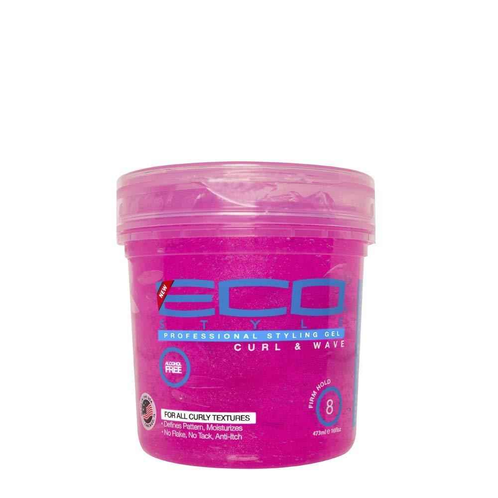 Ecoco Eco Style Hair Gel – Gentle Anti-Itch Edge Control for Sensitive Scalps, Flake-Free Finish