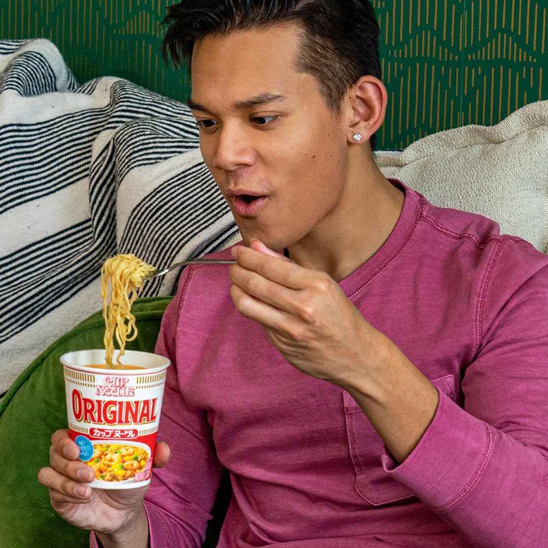 Nissin Cup Noodle – Quick Office Desk Lunch Between Meetings, Microwave Ready