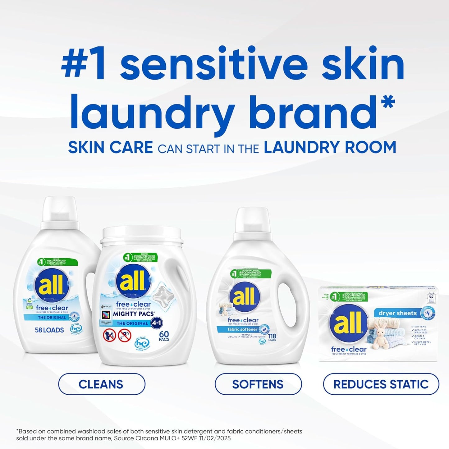 All Mighty Pacs Laundry Detergent – Pediatrician-Recommended Wash for Baby Clothes and Cloth Diapers