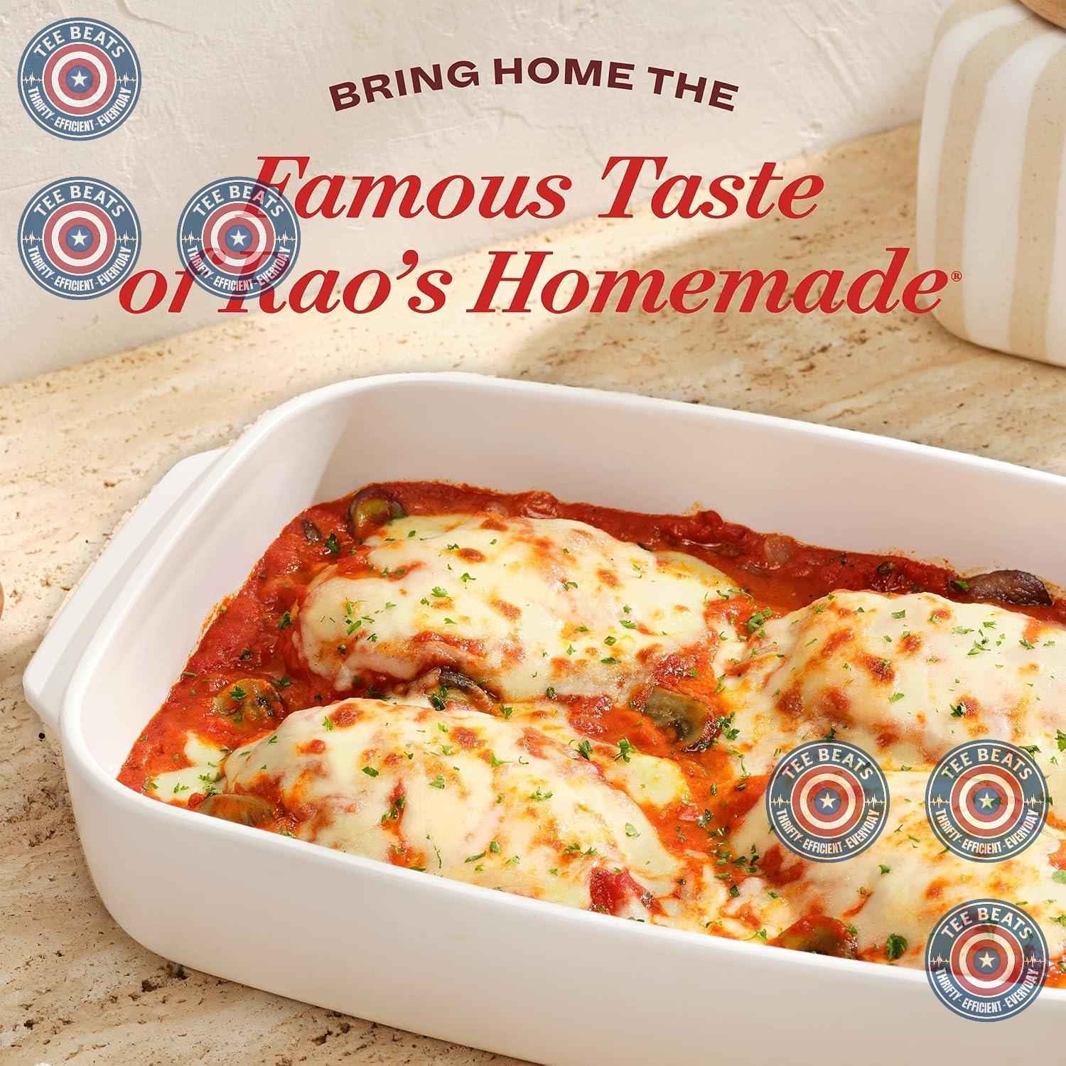 Rao's Homemade Marinara – Authentic 32 oz All-Purpose Sauce for the Elevated Home Kitchen, Crafted from Italian Tomatoes and Olive Oil