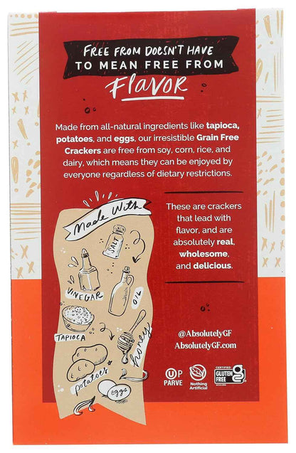 Absolutely Gluten Free Crackers – Easy to Digest Celiac Safe Cracker for Mindful Snacking, 12 Pack
