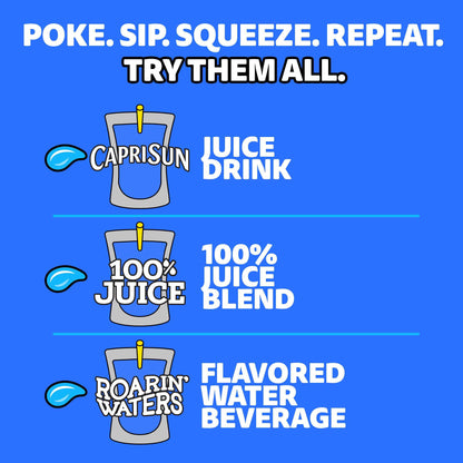 Hi-C Pokemon Kids Drink Pouches – Individually Sealed Straw Beverage for Safe Daycare Portions, 30 Count