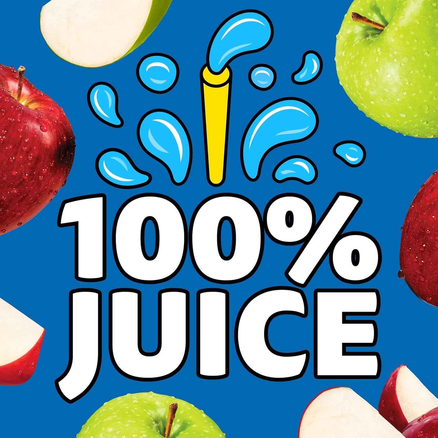 Capri Sun 100% Apple Juice Pouches – Worry-Free Individually Sealed Beverage for School Trips, 10 Boxes 6 fl oz