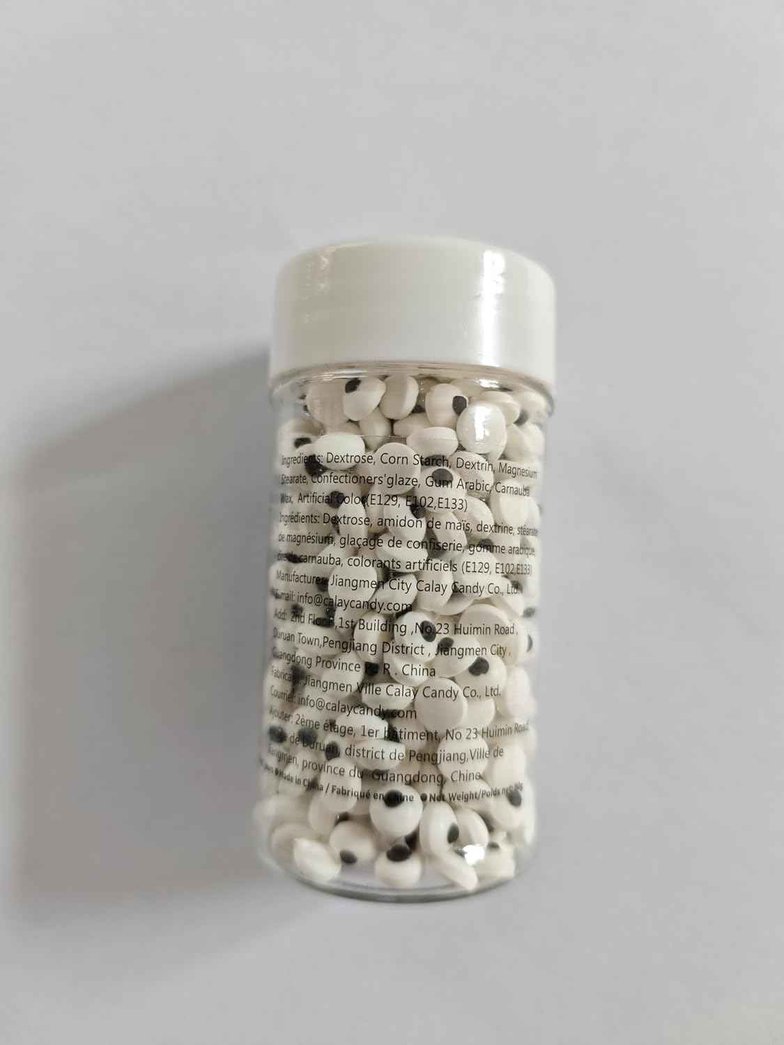 Sprinkle Haven 7mm Sugar Googly Eyes – Child-Safe Sprinkle Decorations for Halloween Classroom Treats