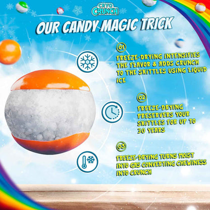 Primary Colors Candy Freeze Dried Candy 10oz Resealable Bag - Nut-Free, Soy-Free, Gluten-Free Allergy-Safe School Lunchbox Treat for Kids
