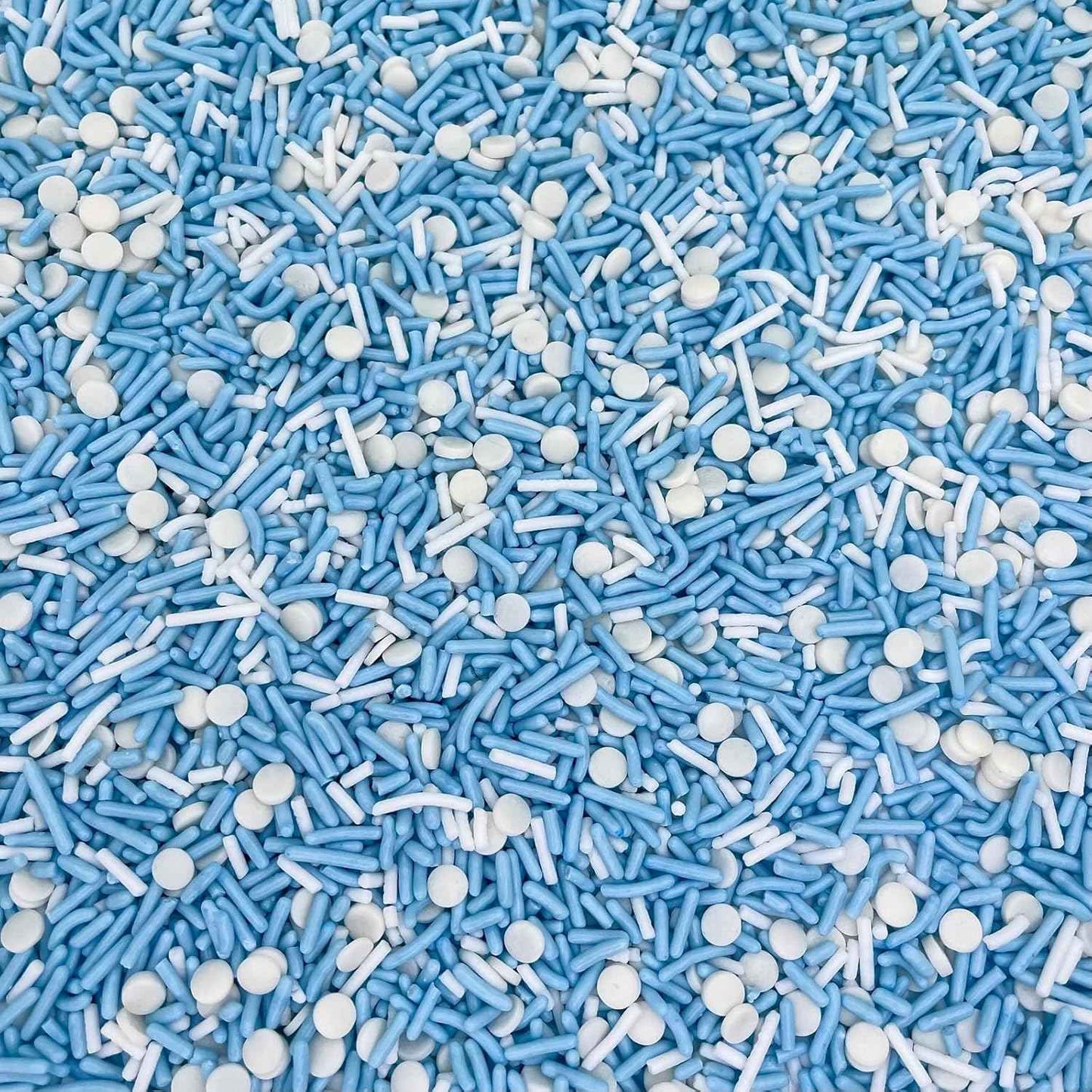 Manvscakes Clean Label Blue Sprinkles – Natural Dye Dessert Topping for Health Minded Home Bakers