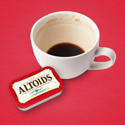 ALTOIDS Peppermint Mints – Nostalgic Birthday Gift for Her, Mom, and Coworkers in a Keepsake Tin