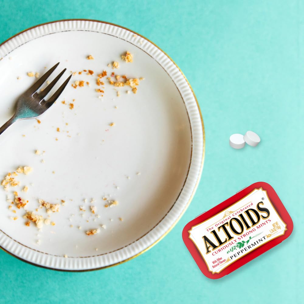 ALTOIDS Peppermint Mints – Nostalgic Birthday Gift for Her, Mom, and Coworkers in a Keepsake Tin