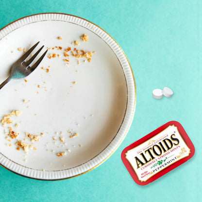 ALTOIDS Peppermint Mints – Nostalgic Birthday Gift for Her, Mom, and Coworkers in a Keepsake Tin