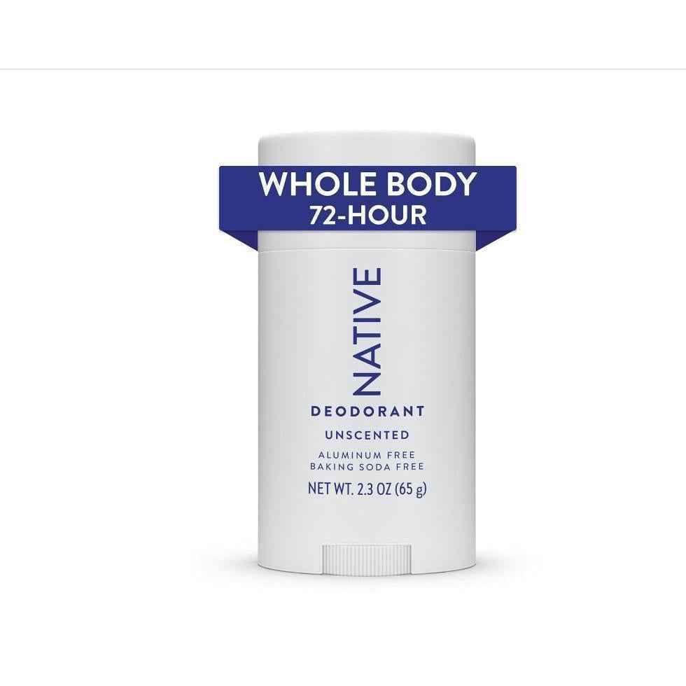 Native Coconut & Vanilla Aluminum-Free Deodorant 72-Hour Protection for Camping, Hiking, and Patio Outdoor Activities