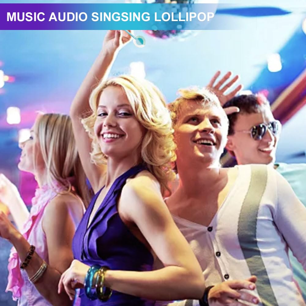 Amos Music Lollipop Candy – Guilt-Free Sugar-Free Self-Care Treat with Xylitol, Mindful Music Experience for Mindful Moments