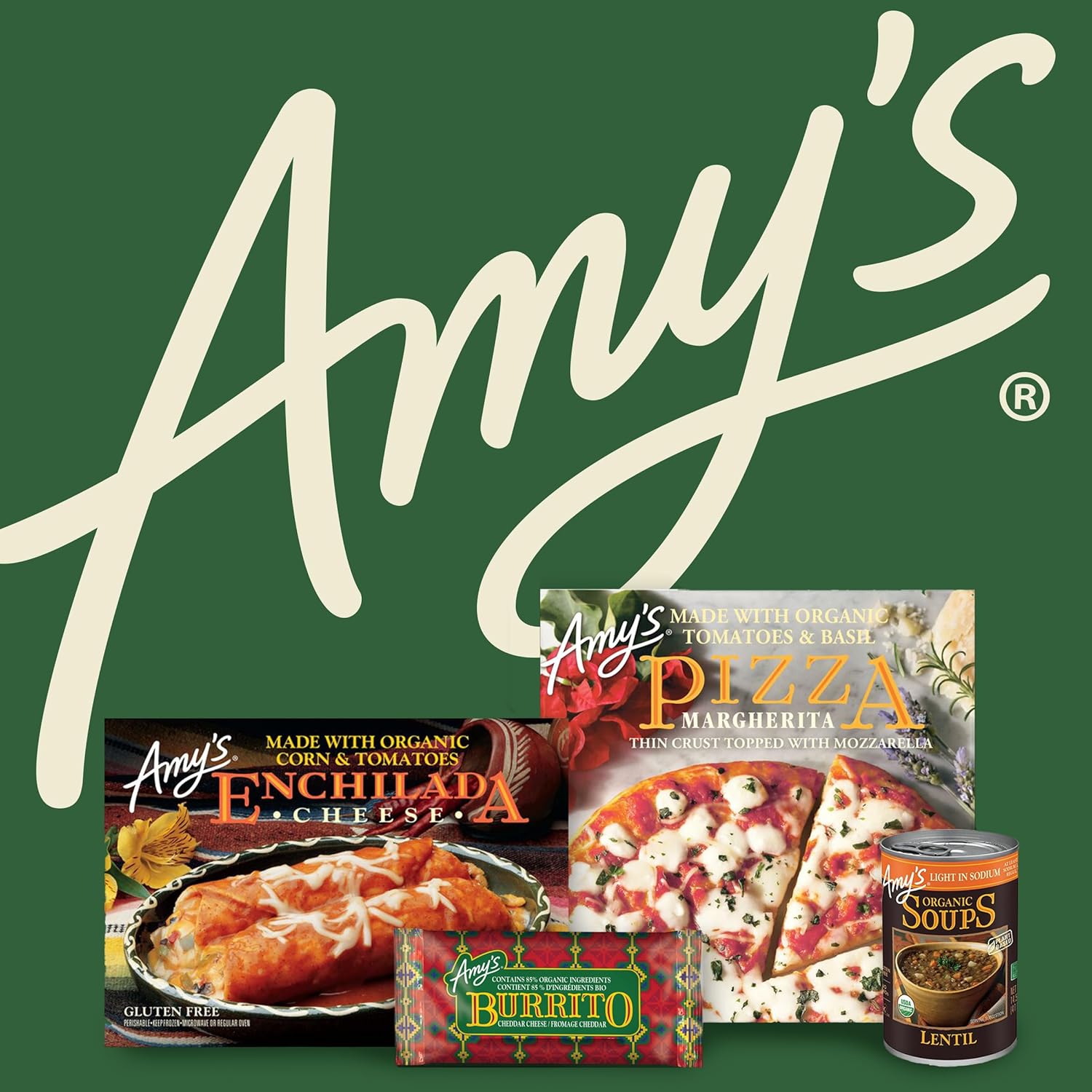 Amy's Kitchen Organic Gluten Free French Country Soup – Kid Approved Plant Based Meal for Lunchbox and Dinner Table