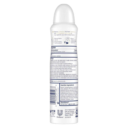 Dove Advanced Care Antiperspirant Spray Clear Finish – Office-Ready 72-Hour Sweat Protection for Long Work Shifts