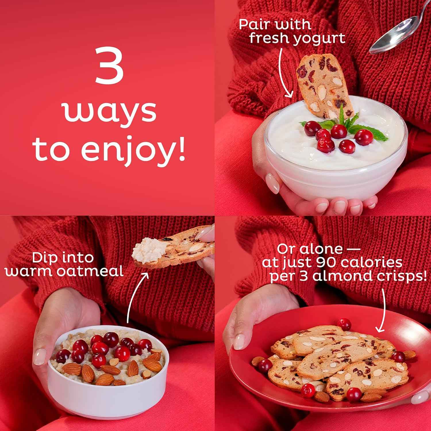 Nonni's Cranberry Thin Addictives – Elegant Holiday Gift Basket Treat for Coffee and Tea Lovers
