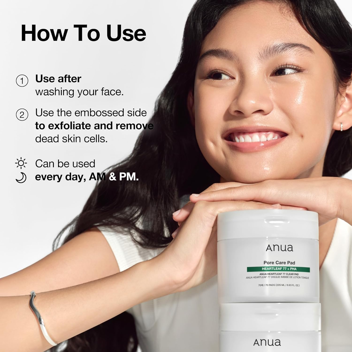 Anua PDRN 100 Hyaluronic Acid Toner Pads – Premium Korean Glass Skin Treatment for Elevated Beauty Vanity