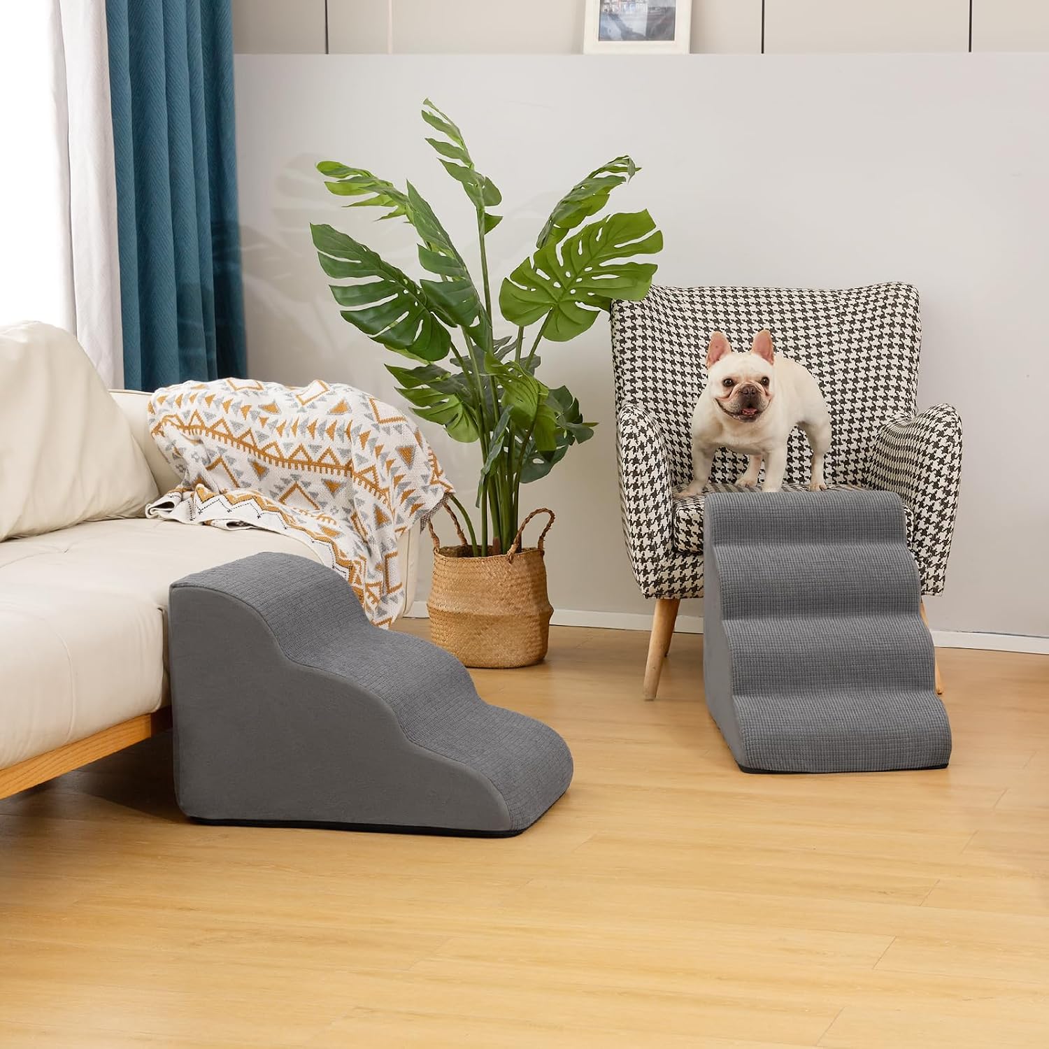 Aodisman Pet Recovery Steps – Supportive Foam Stairs for Senior Dogs and Injured Cats