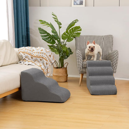 Aodisman Pet Recovery Steps – Supportive Foam Stairs for Senior Dogs and Injured Cats