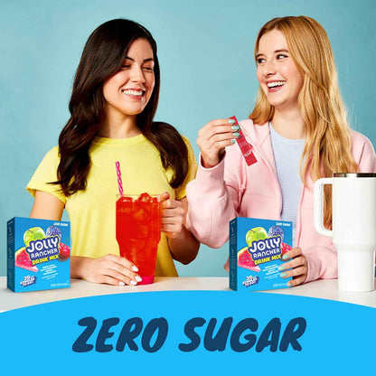 Jolly Rancher Singles To Go Powdered Drink Mix – Lunch Box Water Flavoring for Kids' School Lunches, Zero Sugar Variety Pack
