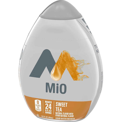 mio Sweet Tea Water Enhancer – Travel-Sized Sweet Tea Mix for Picnics and Road Trips, Leak-Proof 1.62 fl oz Squeeze Bottle