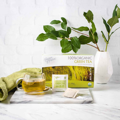Prince of Peace Organic Green Tea, 100 Tea Bags – Thoughtful Wellness Gift for Mom on Her Birthday or Mother's Day