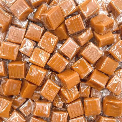 Caramel Cubes Candy – Birthday Party Favor and Housewarming Gift, Classic Chewy Vanilla Caramels for Candy Buffets and Care Packages