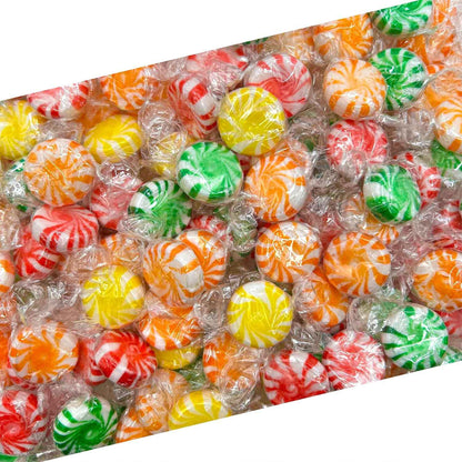Fruit Starlights Hard Candy – Classic Assorted Pinwheel Candy, 1 lb Bulk Gift Bag for Birthday Party Favors and Holiday Hosting