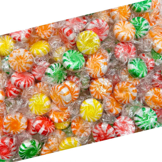 Fruit Starlights Hard Candy – Classic Assorted Pinwheel Candy, 1 lb Bulk Gift Bag for Birthday Party Favors and Holiday Hosting