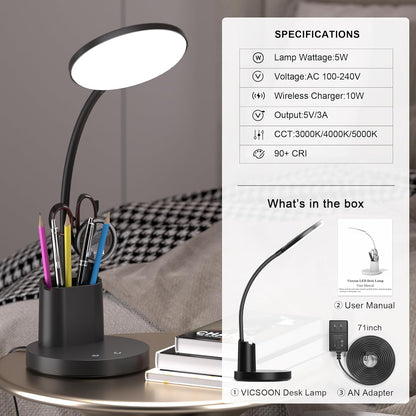 AromaX Glow – Modern Bedroom Desk Lamp with 3 Color Modes for Cozy Ambiance