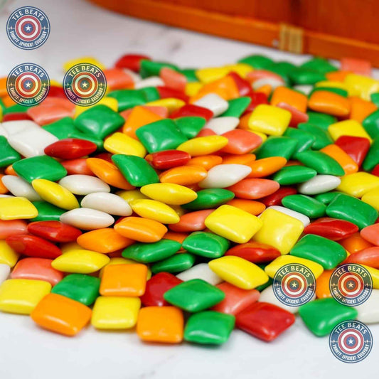 Hampton Popcorn & Candy Company Chiclets Chewing Gum - 1 Pound Resealable Bulk Pack for Picnics, Tailgates, and Park Outings