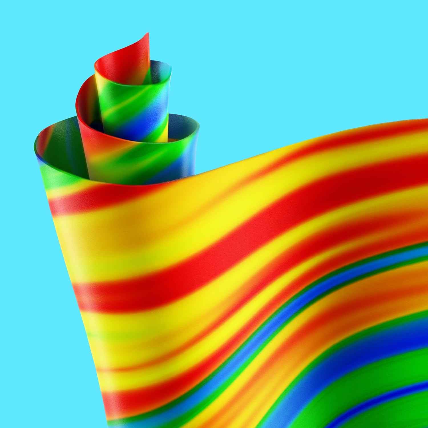 Fruit Roll-Ups Tropical Tie-Dye Snacks – Gluten-Free Lunchbox Treats for Kids' School Lunches