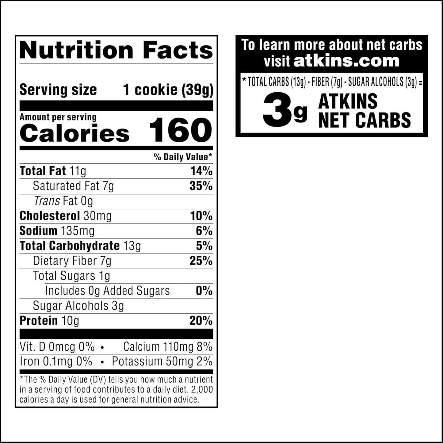 Atkins Protein Cookie – Low-Carb Indulgence for Evening Wind-Down and Macro-Friendly Cravings